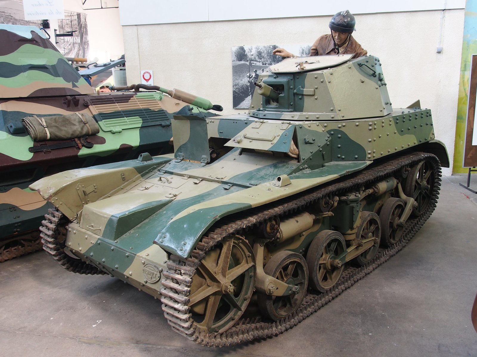 Front-left exterior of the AMR 33 display at Saumur, 11 September 2013.