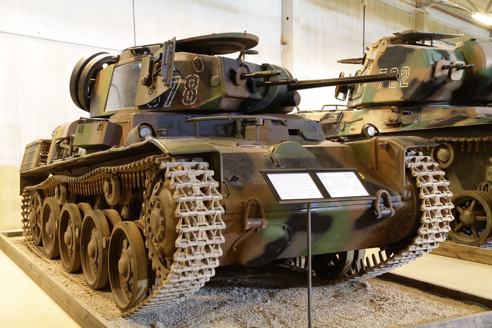 Preserved Strv m/40K at Arsenalen near Strängnäs, photographed on 17 July 2013; modern museum condition applies.
