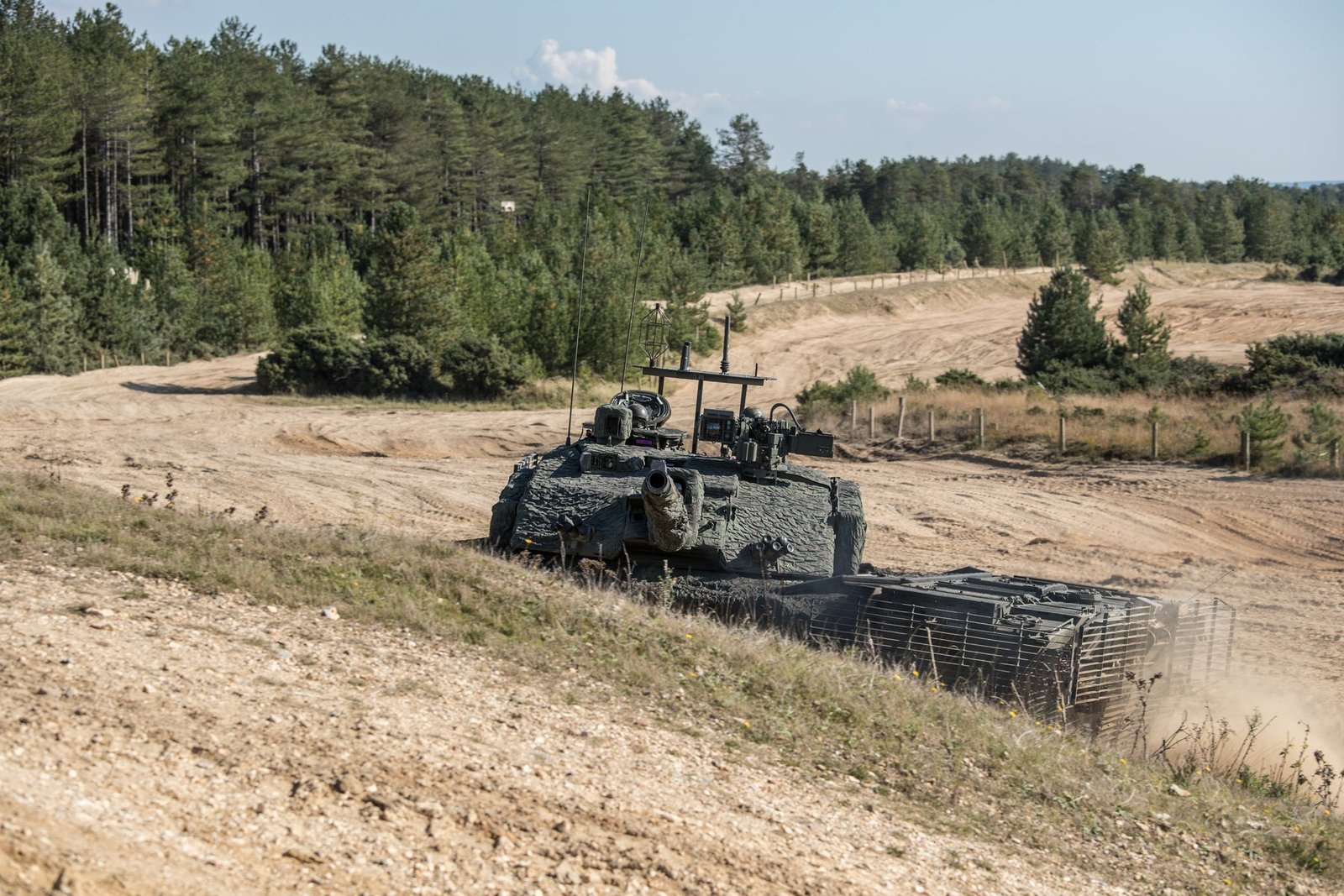 Challenger 2 Theatre Entry Standard reference vehicle fitted with Mobile Camouflage System at Bovington, 11 October 2016; internal nickname “Megatron.”. the compiled accounts flags Megatron as a nickname/configuration rather than a separate production variant. Source citation: [IMG5].