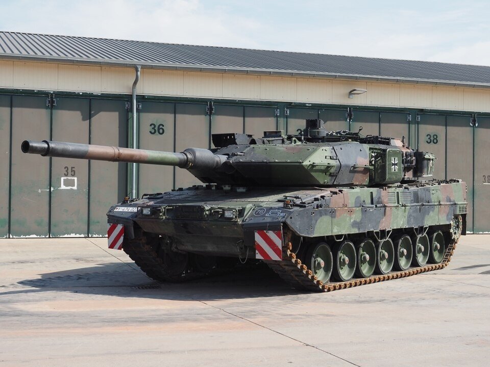 Bundeswehr Leopard 2A7V at Bad Frankenhausen, Germany, 2024.