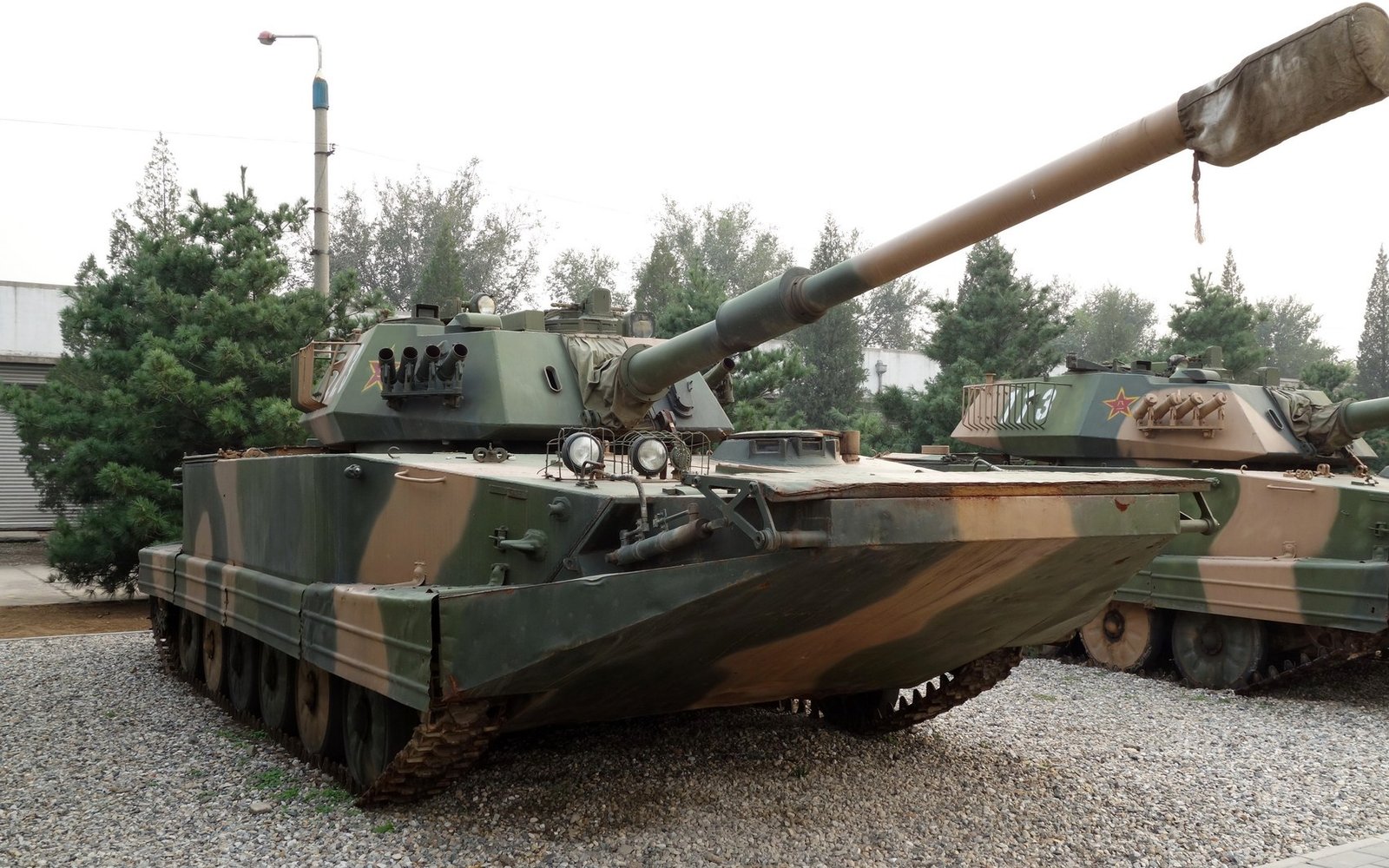 Type 63A amphibious tank preserved at a tank museum, photographed 4 October 2013 / uploaded 8 October 2013. preserved vehicle; attribution required.
