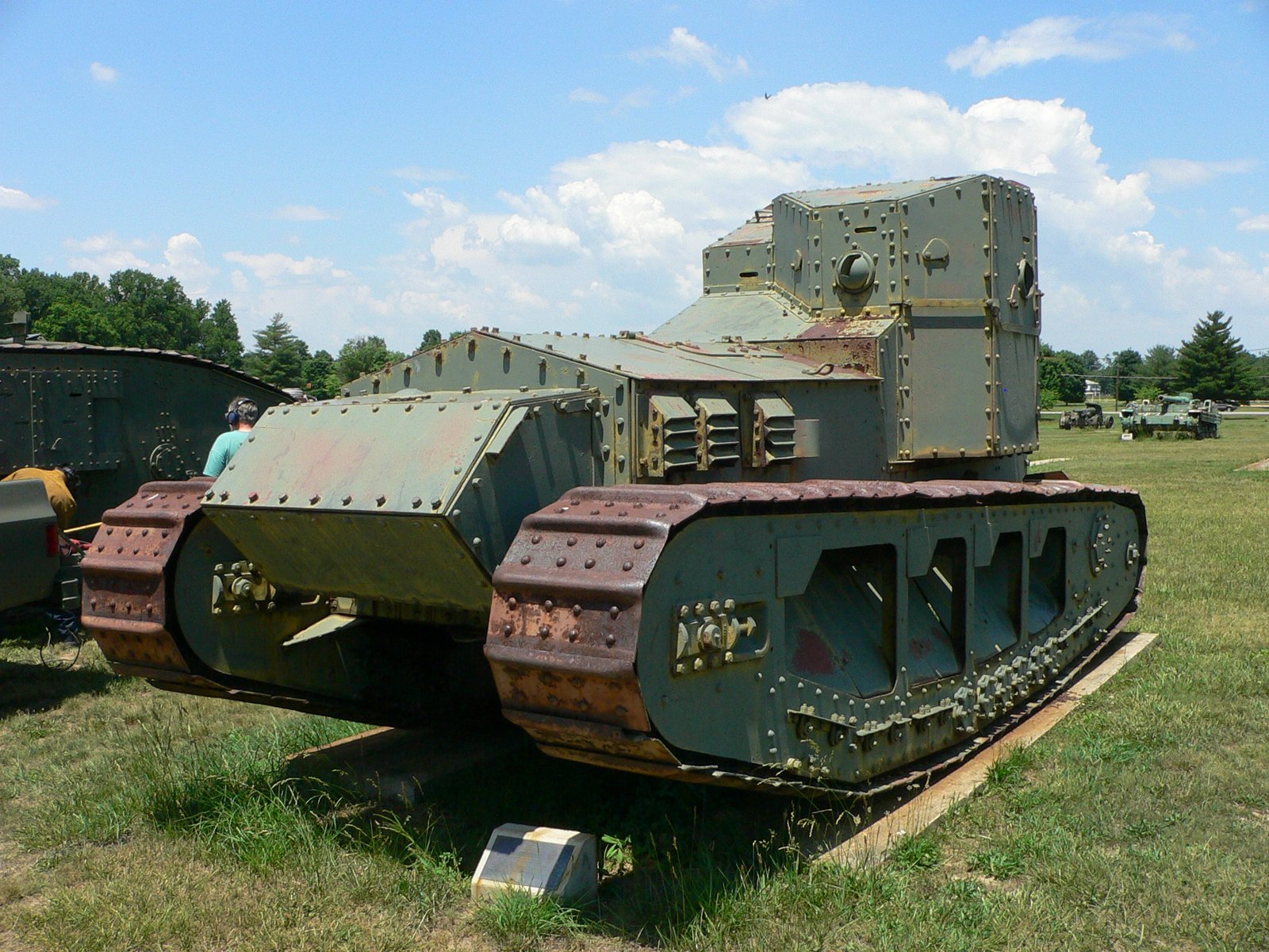 Preserved Medium Mark A Whippet at Aberdeen Proving Ground, photographed 12 June 2007.