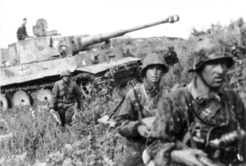 Tiger I during the Battle of Kursk / Operation Citadel, June 1943. Soviet Union, Kursk sector.