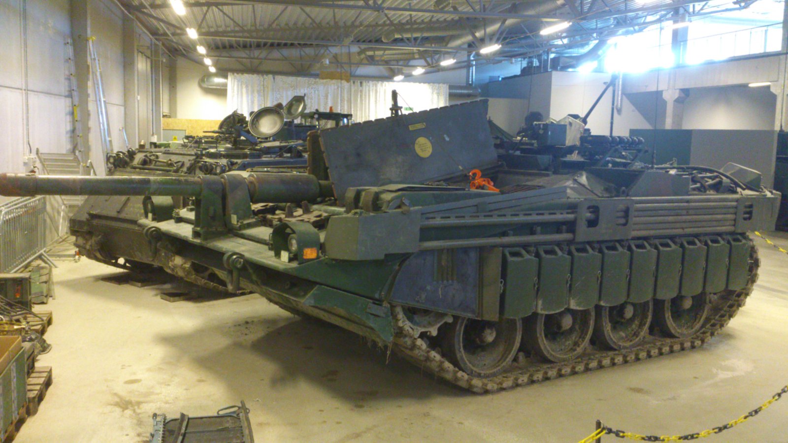 Stridsvagn 103C at Försvarsfordonsmuseet Arsenalen, Strängnäs, Sweden, 4 August 2012. museum display; not a replica.