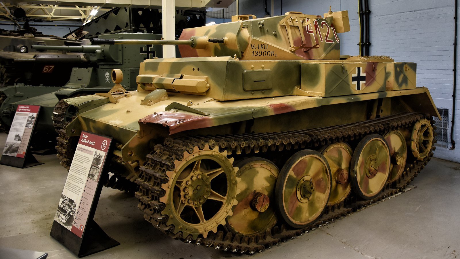 Panzer II Ausf. L Luchs preserved at The Tank Museum, Bovington. photographed 18 May 2017, Bovington. Source/.