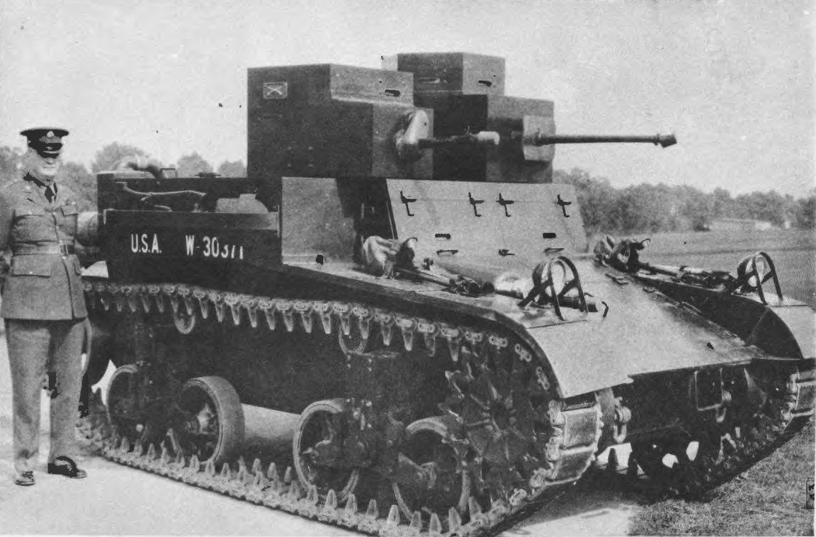 M2A3 Light Tank, c. 1938. not specified.